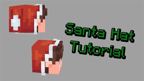 How to Make a Santa Hat on Your Minecraft Skin - SKIN-MAS #3 - YouTube