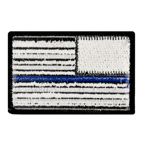 Thin Blue Line Flag Patch - PinMart