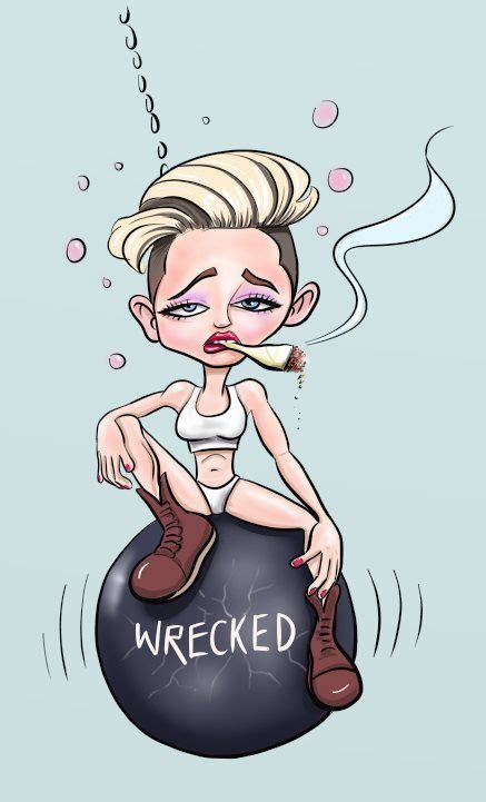 Miley Cyrus Caricature | Instagram cartoon, Caricature, Miley