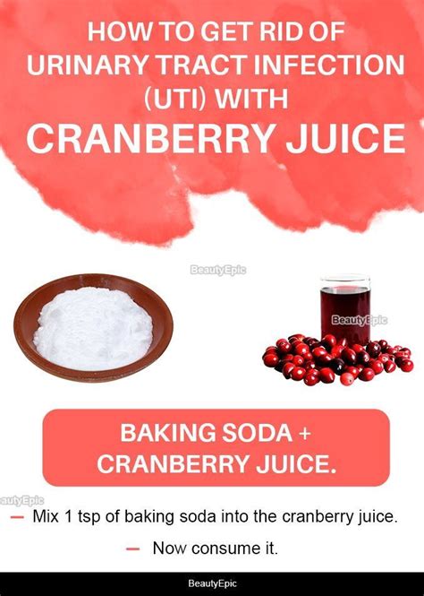 4 Best Ways to Get Rid of Urinary Tract Infection (UTI) with Cranberry Juice | Herbal cure ...