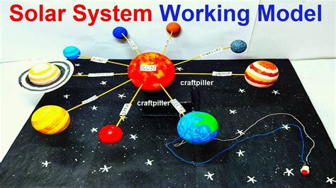 solar system working model making for science project - diy at home ...