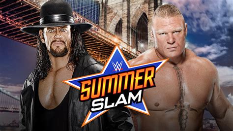 The Undertaker vs. Brock Lesnar à SummerSlam 2015 - Paris - Paris-catch