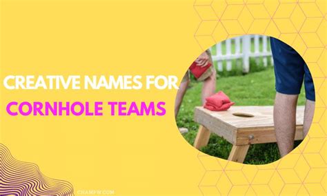 550+ Cornhole Team Names For Curious Cornhole Players