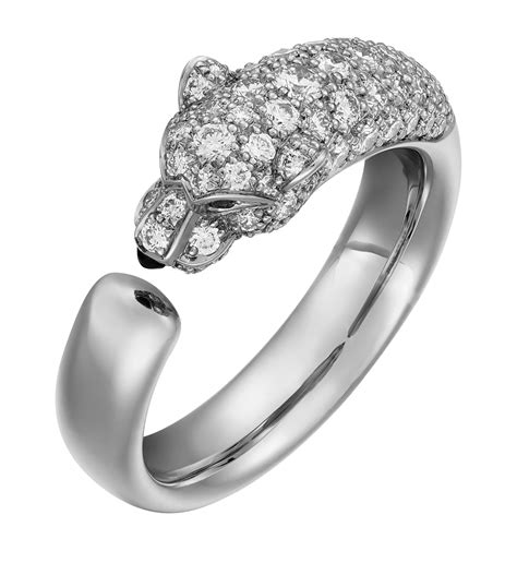 White Gold and Diamond Panthère de Cartier Ring