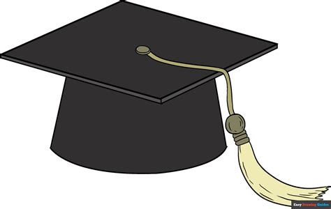 How to Draw a Graduation Cap - Really Easy Drawing Tutorial