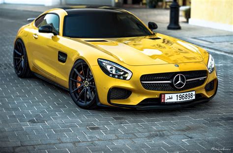 Mercedes-Benz AMG GT Yellow Brixton Forged WR3 Ultrasport+ Wheel | Wheel Front