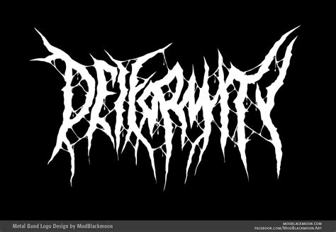 Deiformity - Death Metal Logo Art