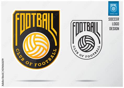 Soccer logo or Football Badge template design for football team. Sport ...