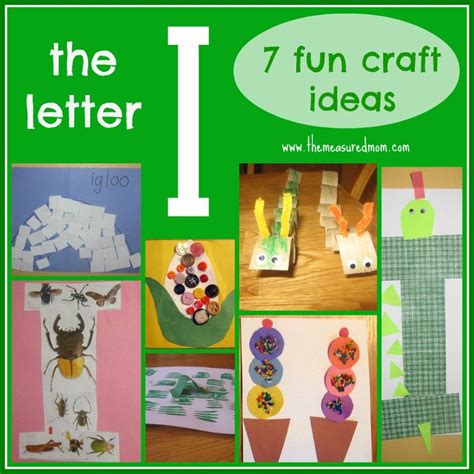 7 Fun Crafts for the Letter I - The Measured Mom | Letter i crafts, Alphabet crafts preschool ...