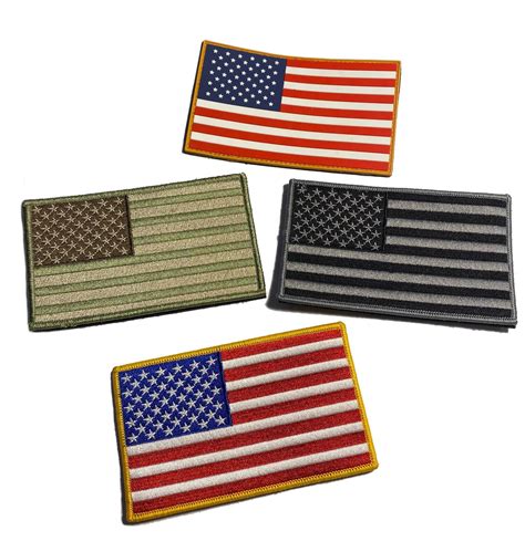 LARGE 5x3" Authentic mil spec - Color Tactical Us USA Flag Patch ...