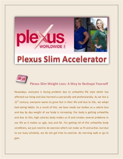 Plexus Slim Weight Loss