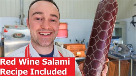 Red Wine Salami Recipe, Step by Step with Free Recipe! - YouTube