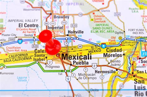 Mexicali Y Mapa Foto de stock y más banco de imágenes de Aire libre - iStock