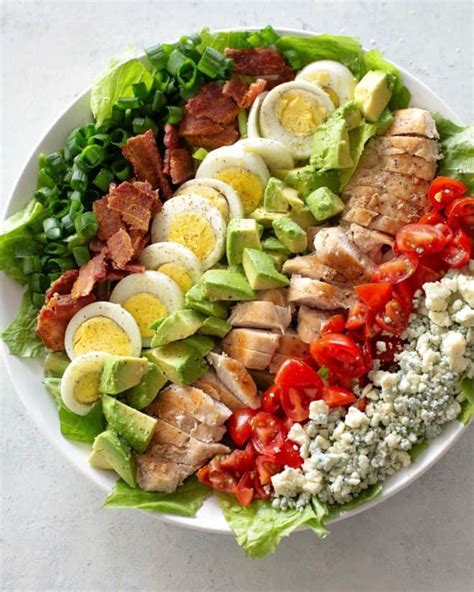 Cobb Salad Recipe - The Girl Who Ate Everything