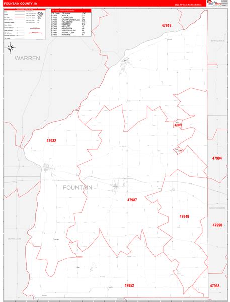 Map Books of Fountain County Indiana - marketmaps.com