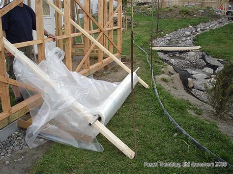 Greenhouse Covering - Fixing Plastic Sheeting to Wood