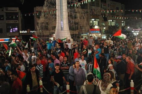 In Ramallah, thousands celebrate Palestine at the UN amid doubt it will result in meaningful ...