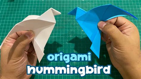 Origami Hummingbird (Very Easy) - YouTube