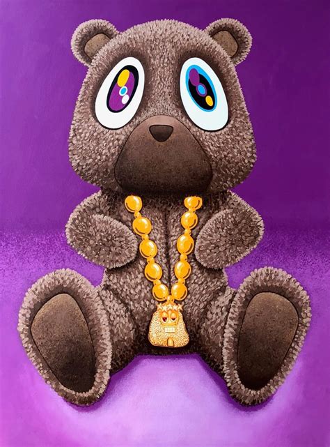 Graduation - Kanye Bear Canvas Print | Michael Lambard Studio