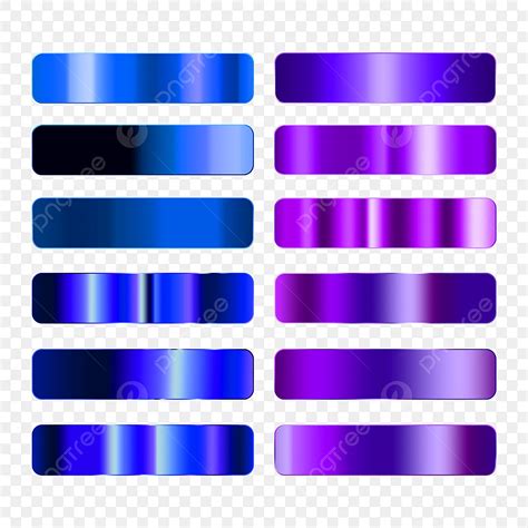 Metallic Gradient Clipart PNG Images, Blue Purple Metallic Gradient Glitter, Blue, Purple, Metal ...