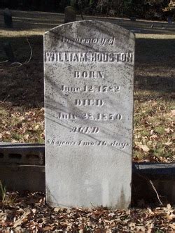 William Houston (1782-1870) - Find a Grave Memorial