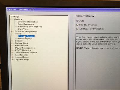 ‎Optiplex Bios Display Options | DELL Technologies