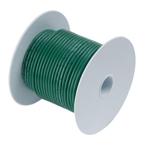 112305 Ancor Green 6 AWG Tinned Copper Wire - 50'