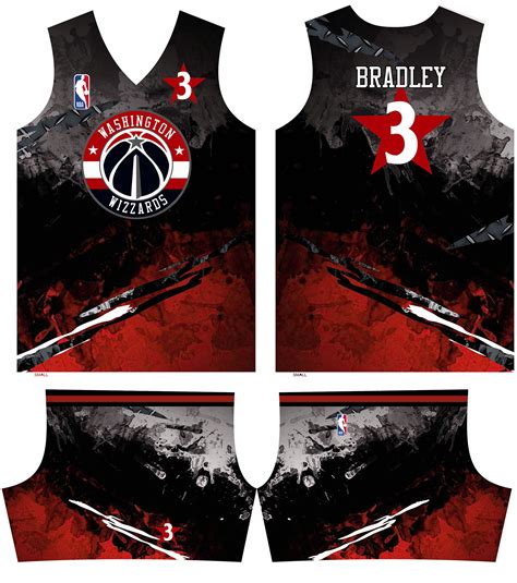 Washington Wizards Full Sublimation Design | Jersey design, Basketball ...