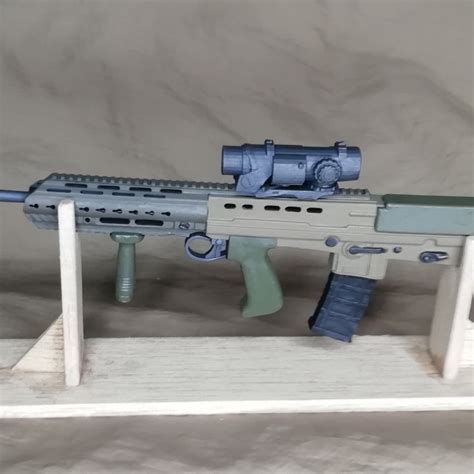 3D Print of L85A3 SA80A3 ASSAULT RIFLE - scale 1/4 by DudulleSixl