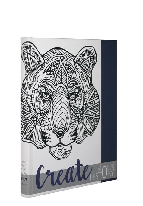 Tiger, Frenship High School, Wolfforth, Texas; coloring book design | Yearbook covers design ...