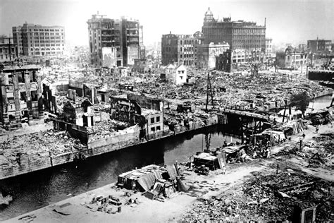 Distruzione di Tokyo dal grande terremoto di Kanto nel 1923