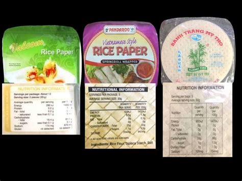Nutritional Value Of Rice Paper