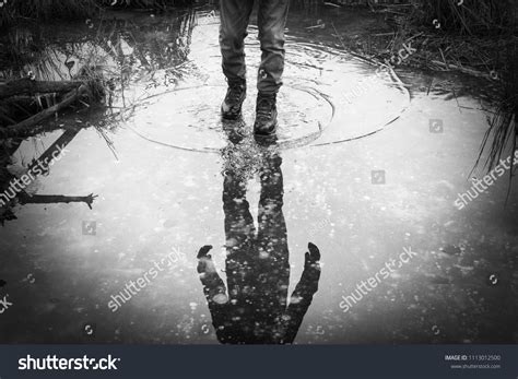 Man Walking On Water Stock Photo 1113012500 | Shutterstock