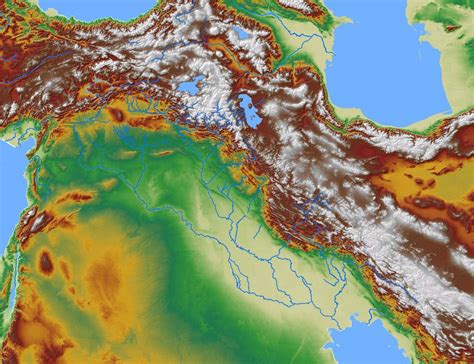 Zagros Mountains Mesopotamia Map