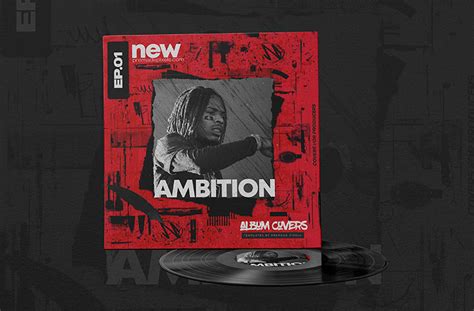 Ambition Album Cover - Photoshop PSD