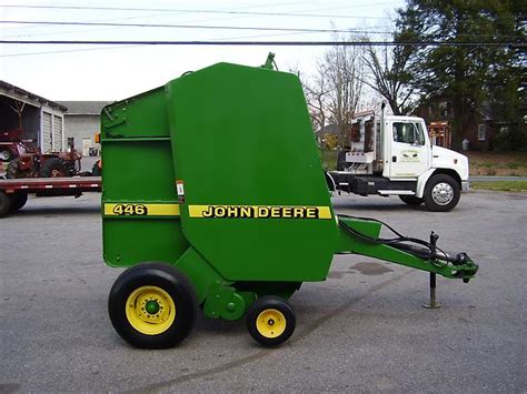 VERY NICE JOHN DEERE 446 4X4 ROUND BALER | eBay