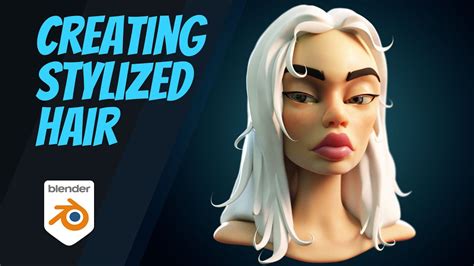 Create Stylized Hair - Blender 3 - YouTube