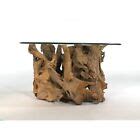Luxe Natural Driftwood Teak Coffee Table Beach 36" Cocktail Branch Coastal Round | eBay
