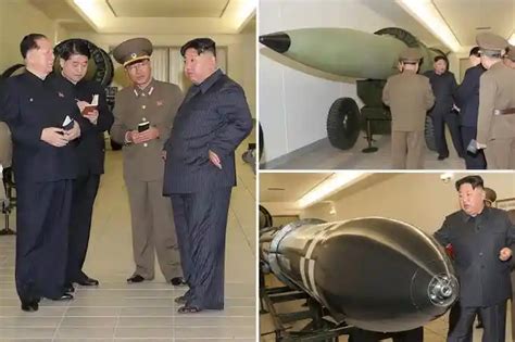 Kim Jong-un places his hand on a nuclear warhead during weapons inspection • Nodo Leaks