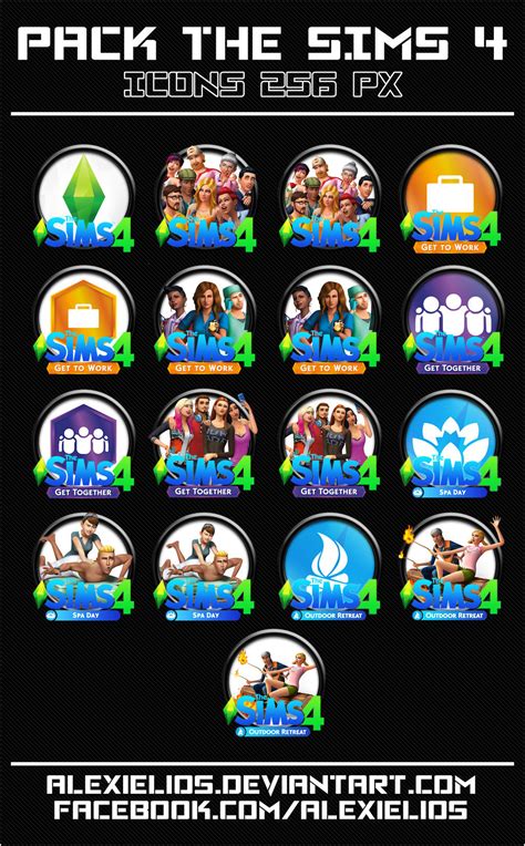 Pack Icons The Sims 4 by Alexielios on DeviantArt