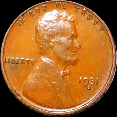 Sold Price: 1931-S Lincoln Wheat Penny CLOSELY UNCIRCULATED - October 6, 0120 10:00 AM CDT