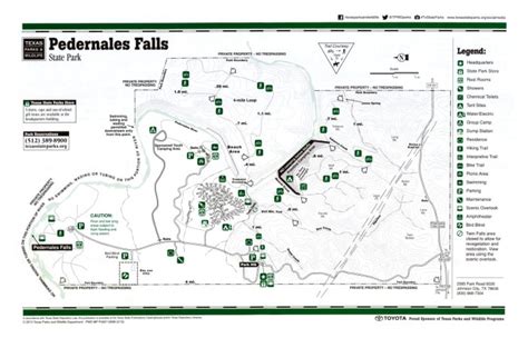 Pedernales Falls State Park Map – Map Of California Coast Cities