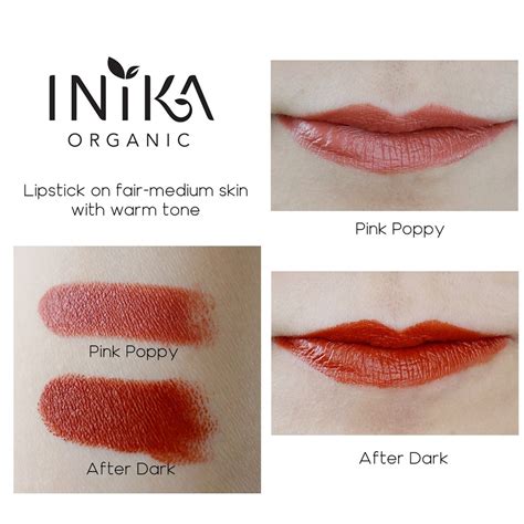 Inika Organic Vegan Lipstick Swatch And Review | Petite & Minimal