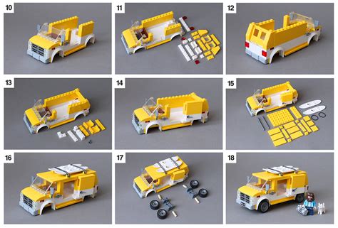 Build a classic van for your everyday LEGO City needs [Instructions ...