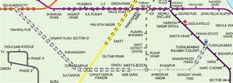 Delhi Metro Golden Line (Silver line): Map, stations, construction status