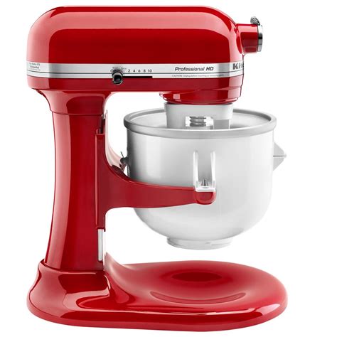 KitchenAid KICA0WH Ice Cream Maker Attachment for Residential ...