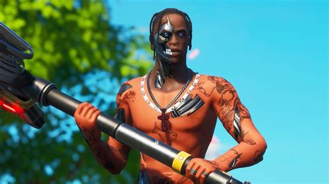 Travis Scott Fortnite Gameplay + Cactus Jack! - YouTube