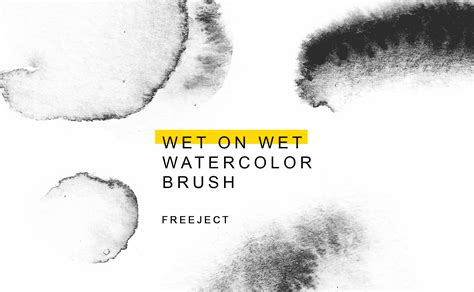 Free Wet on Wet Watercolor Photoshop Brush & PNG