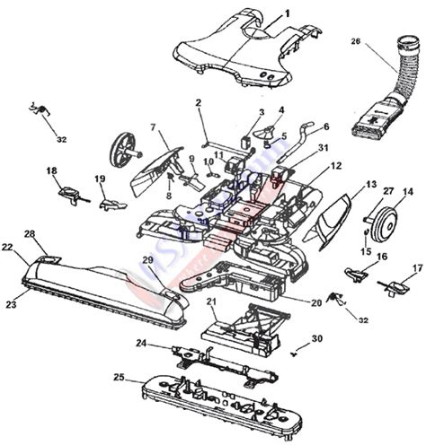 Hoover Powerdash Parts List