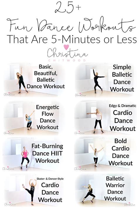 25+ Fun Dance Workouts That Are 5-Minutes or Less